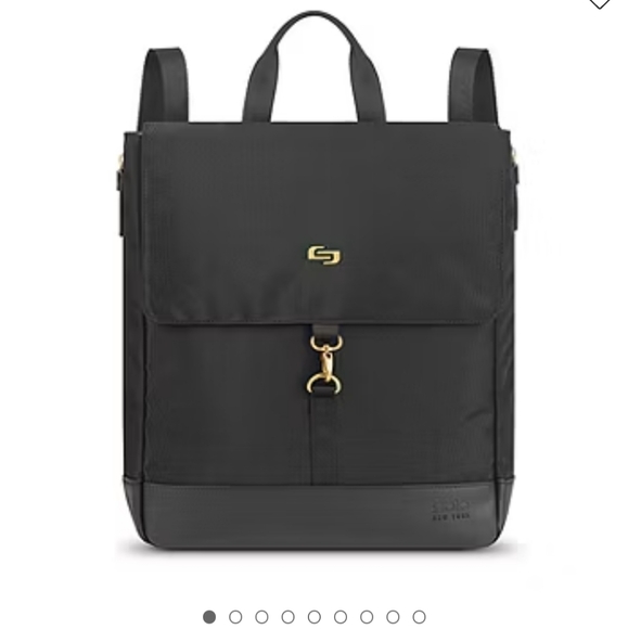 solo Handbags - Solo Black Laptop Backpack